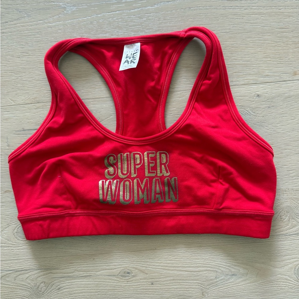 Zumba Fitness Red Sports Bra